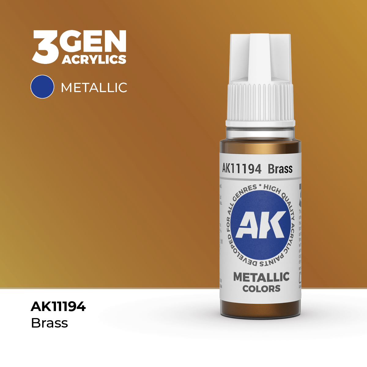 Latón – Metálico – 3GEN Pintura Acrilica