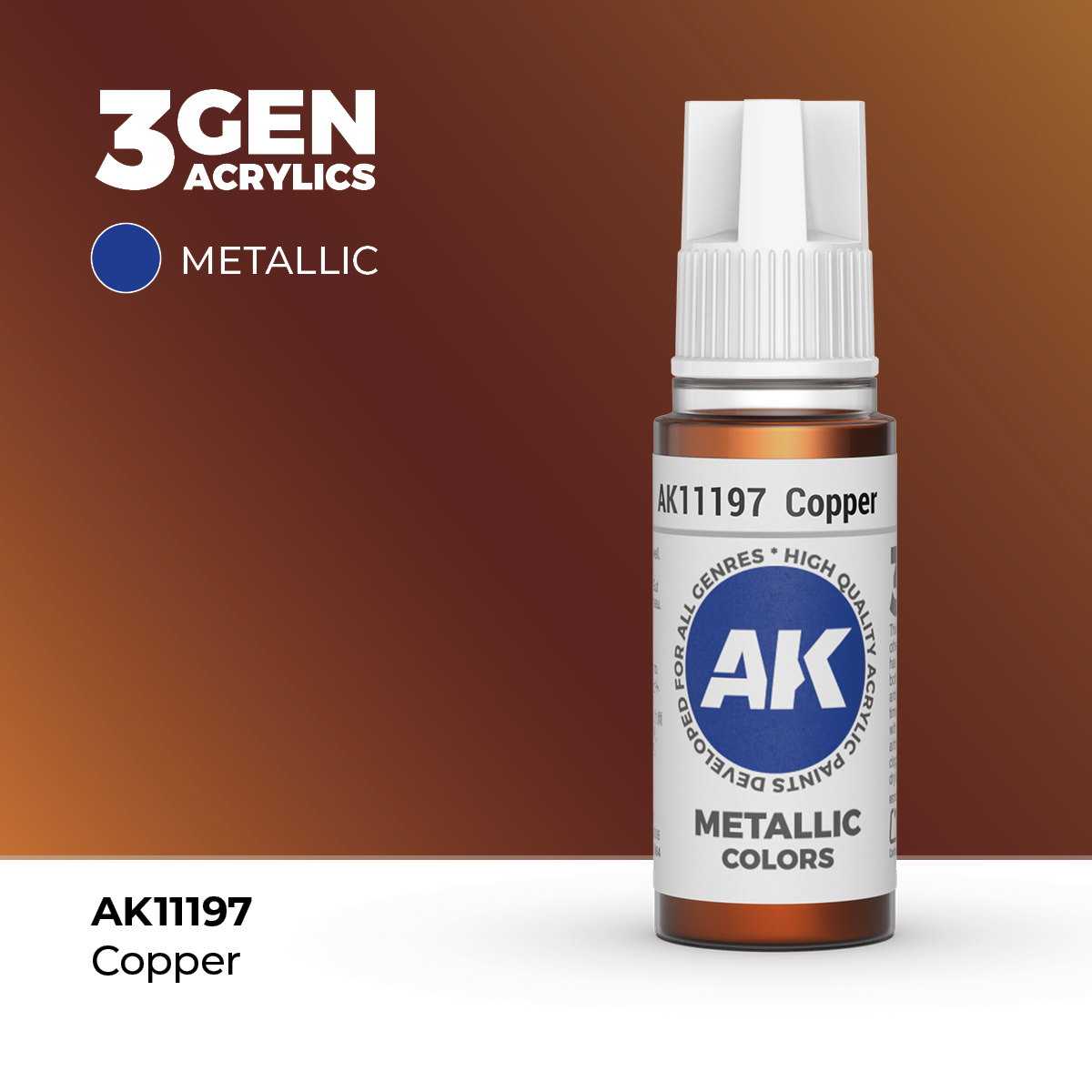 Cobre – Metálico – 3GEN Pintura Acrilica