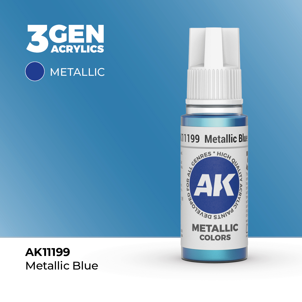 Azul Metálico – Metálico – 3GEN Pintura Acrilica