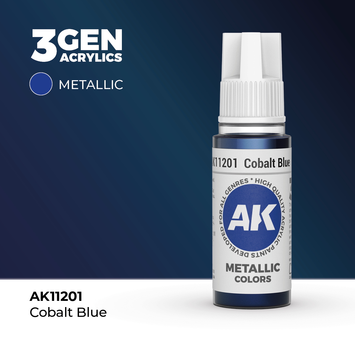 Azul Cobalto – Metálico – 3GEN Pintura Acrilica