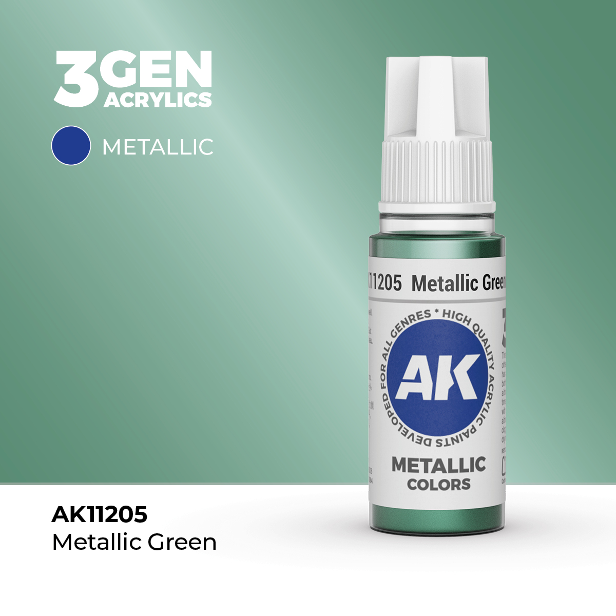 Verde Metálico – Metálico – 3GEN Pintura Acrilica