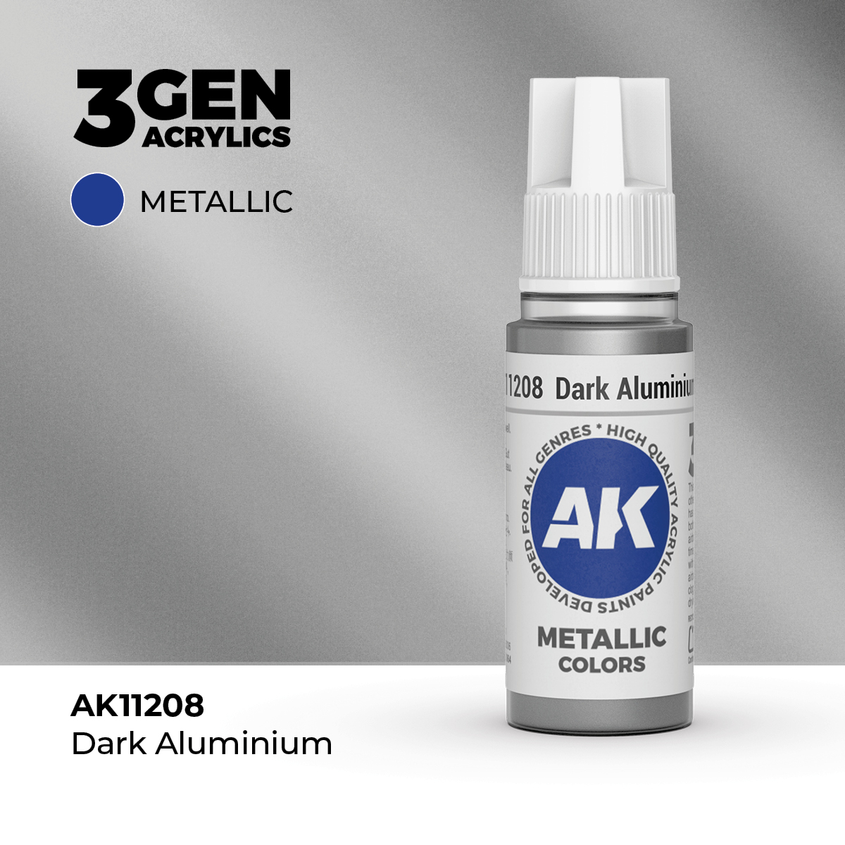 Aluminio Oscuro – Metálico – 3GEN Pintura Acrilica