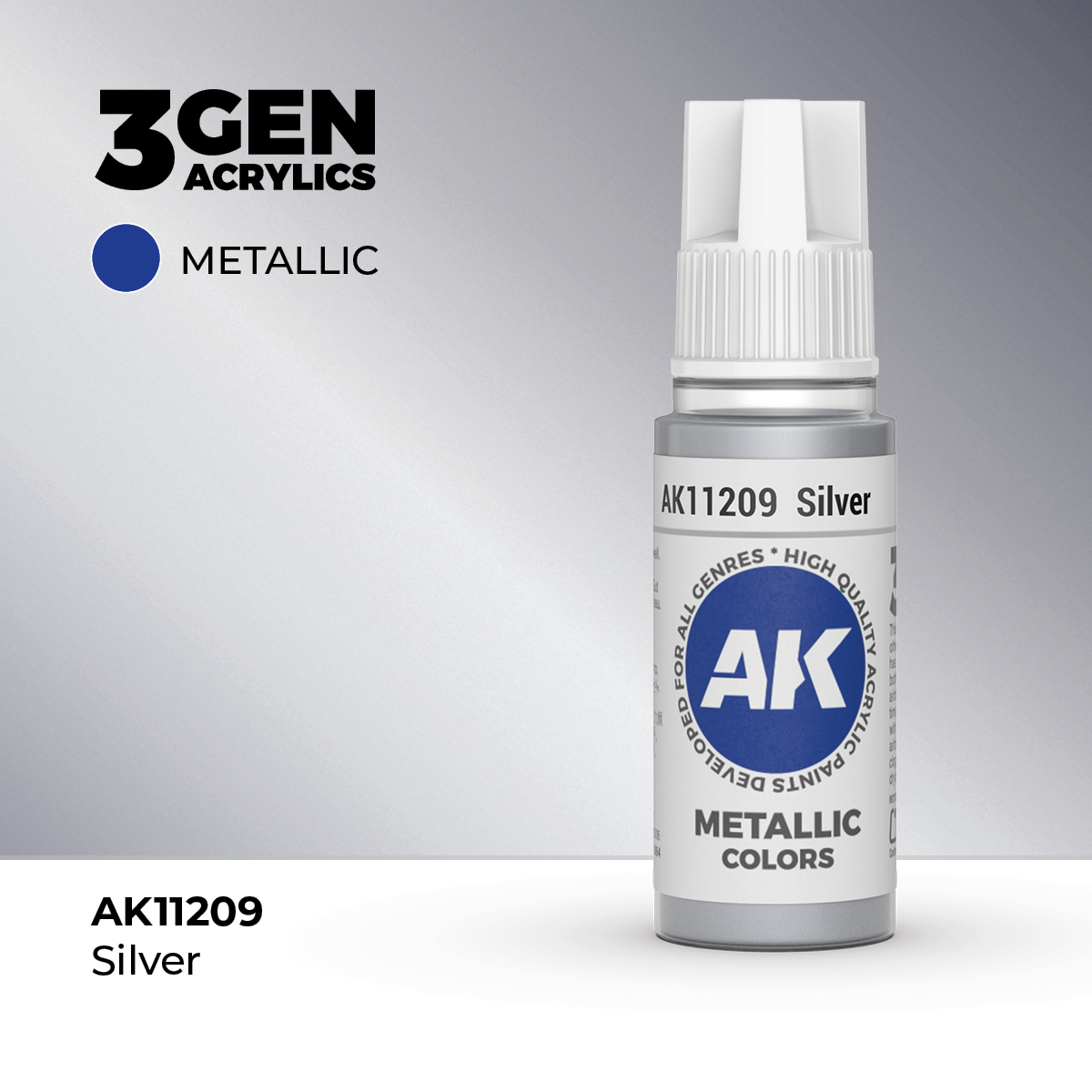 Plata – Metálico – 3GEN Pintura Acrilica