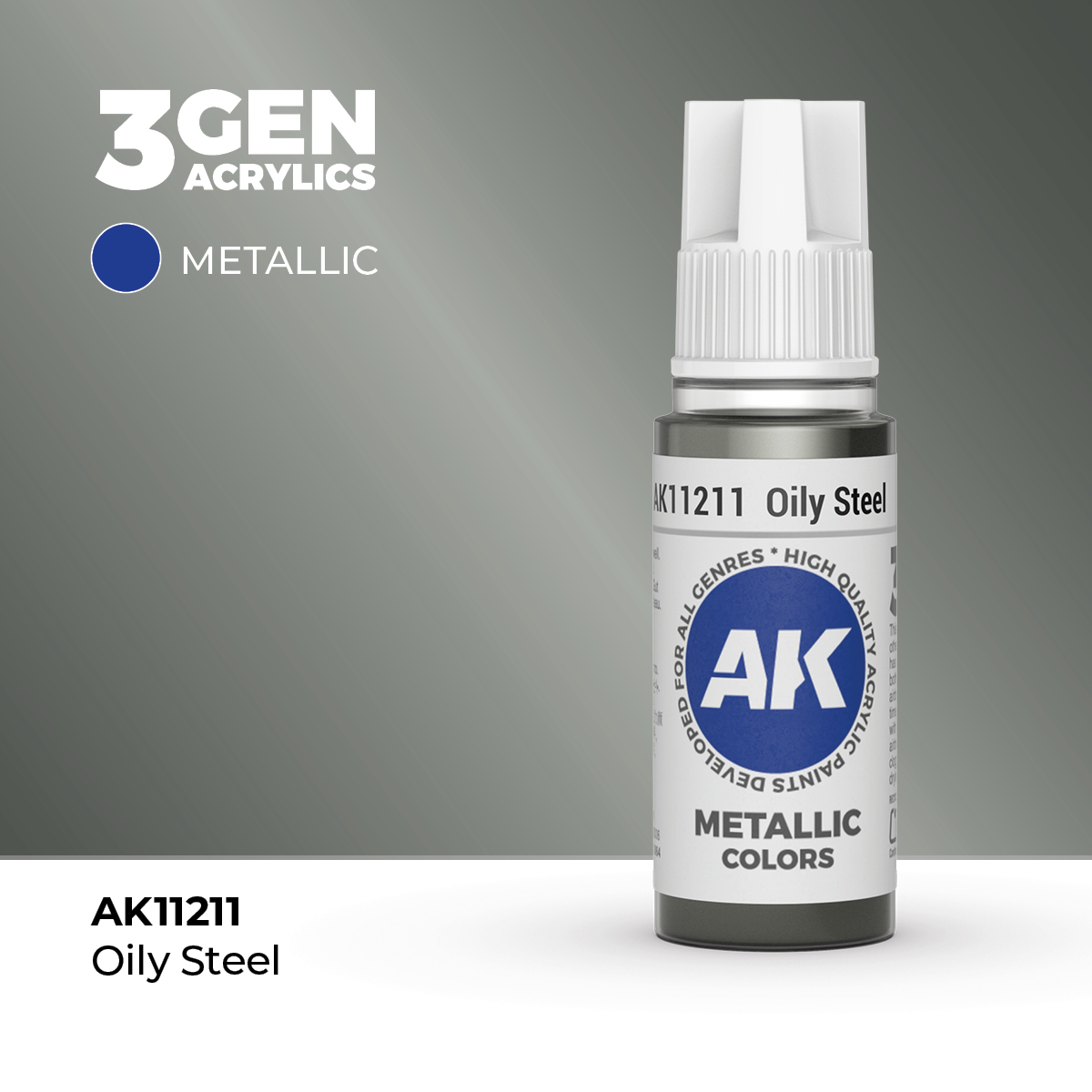 Acero Aceitoso – Metalico – 3GEN Pintura Acrilica