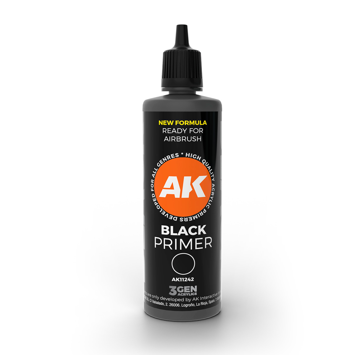 Imprimación Negra 100ml – 3GEN Pintura Acrilica