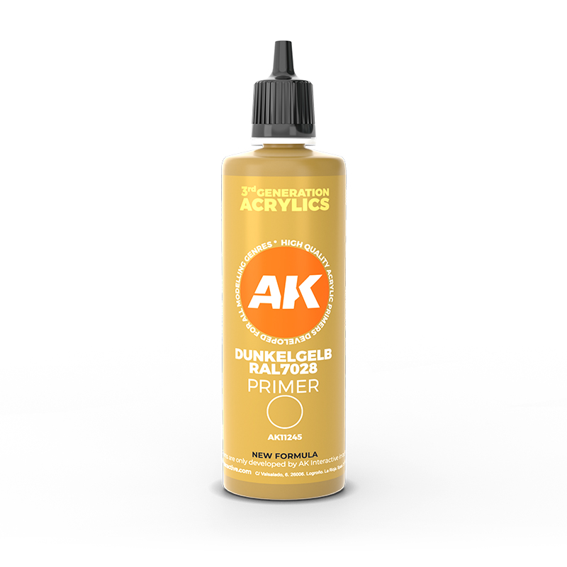 Imprimación Dunkelgelb RAL 7028 Amarillo Oscuro 100ml – 3GEN Pintura Acrilica