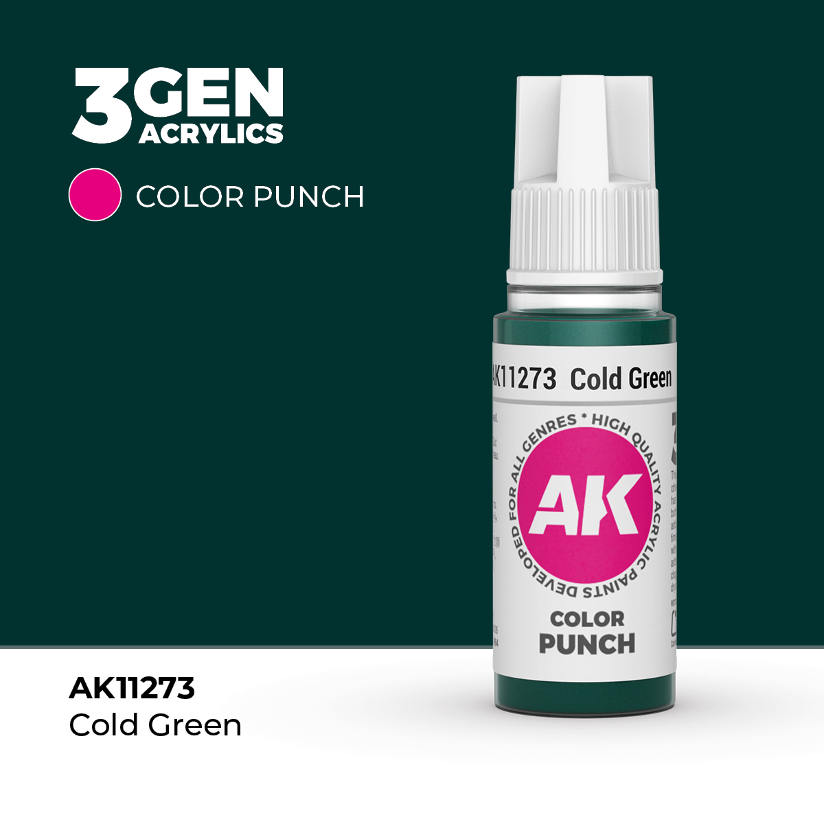 Verde Frío – Color Punch – 3GEN Pintura Acrilica