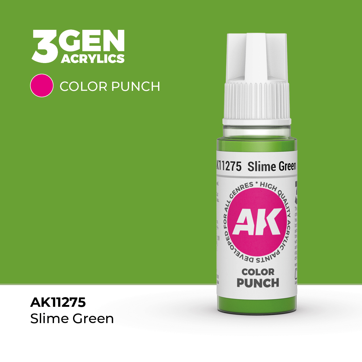 Verde Slime – Color Punch – 3GEN Pintura Acrilica