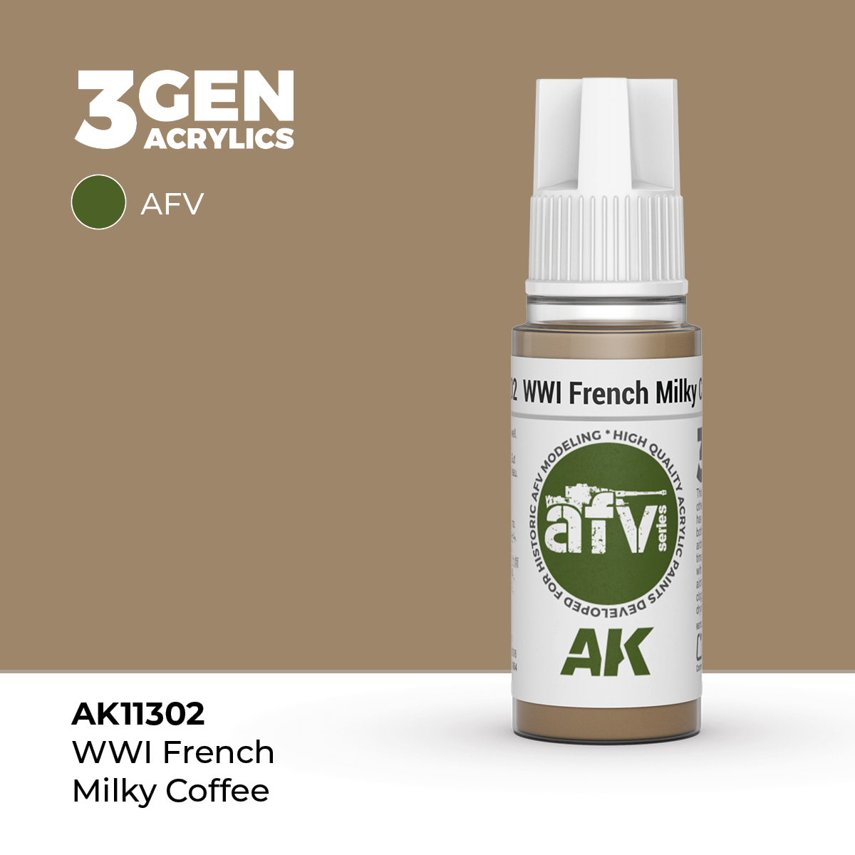 Café con Leche Francés 1GM – AFV – 3GEN Pintura Acrilica