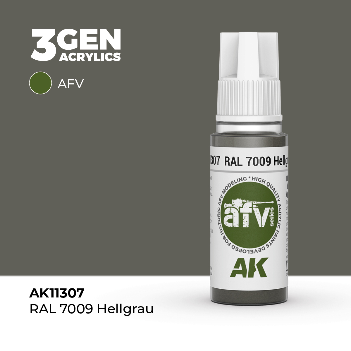 RAL 7009 Hellgrau – AFV – 3GEN Pintura Acrilica