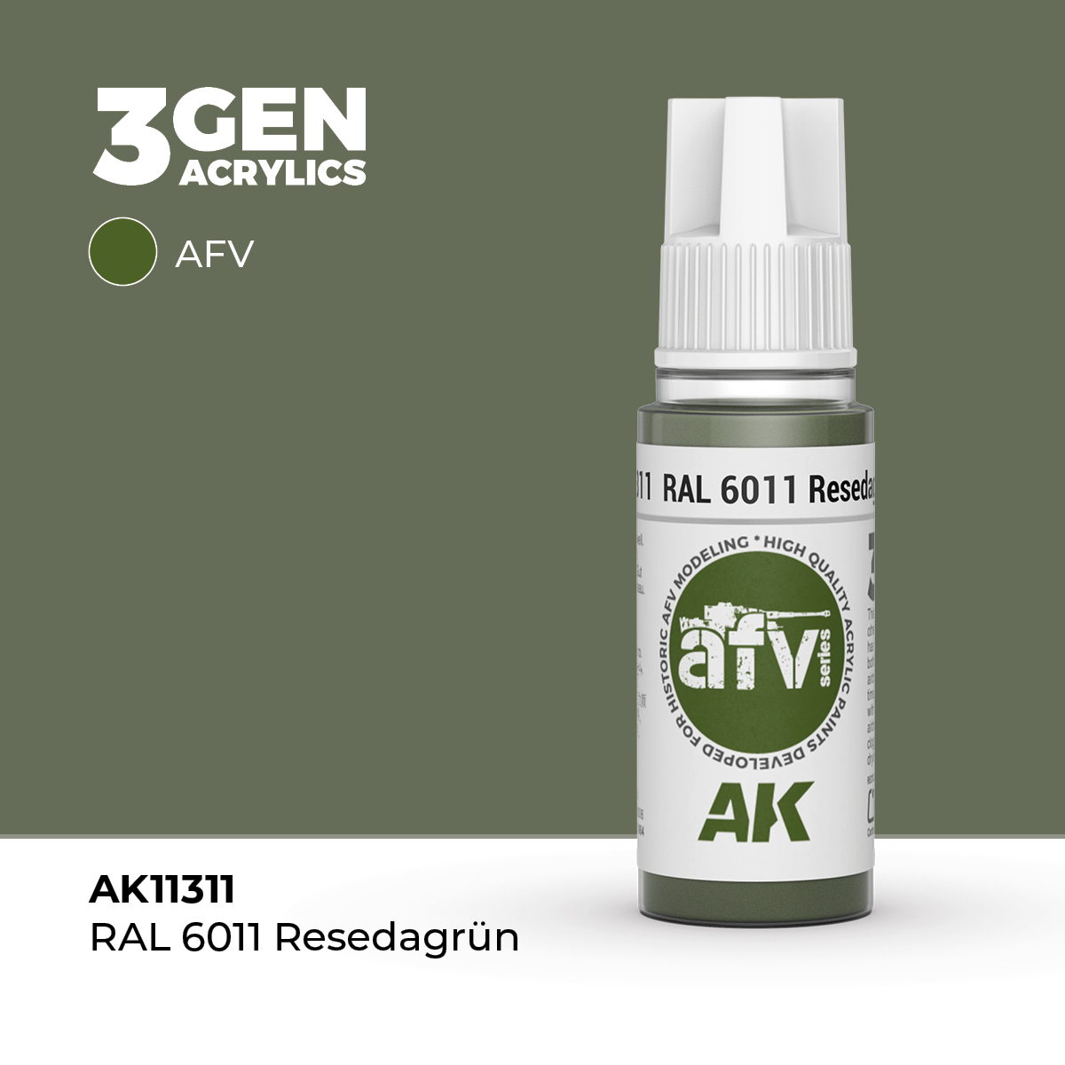 RAL 6011 Resedagrün – AFV – 3GEN Pintura Acrilica