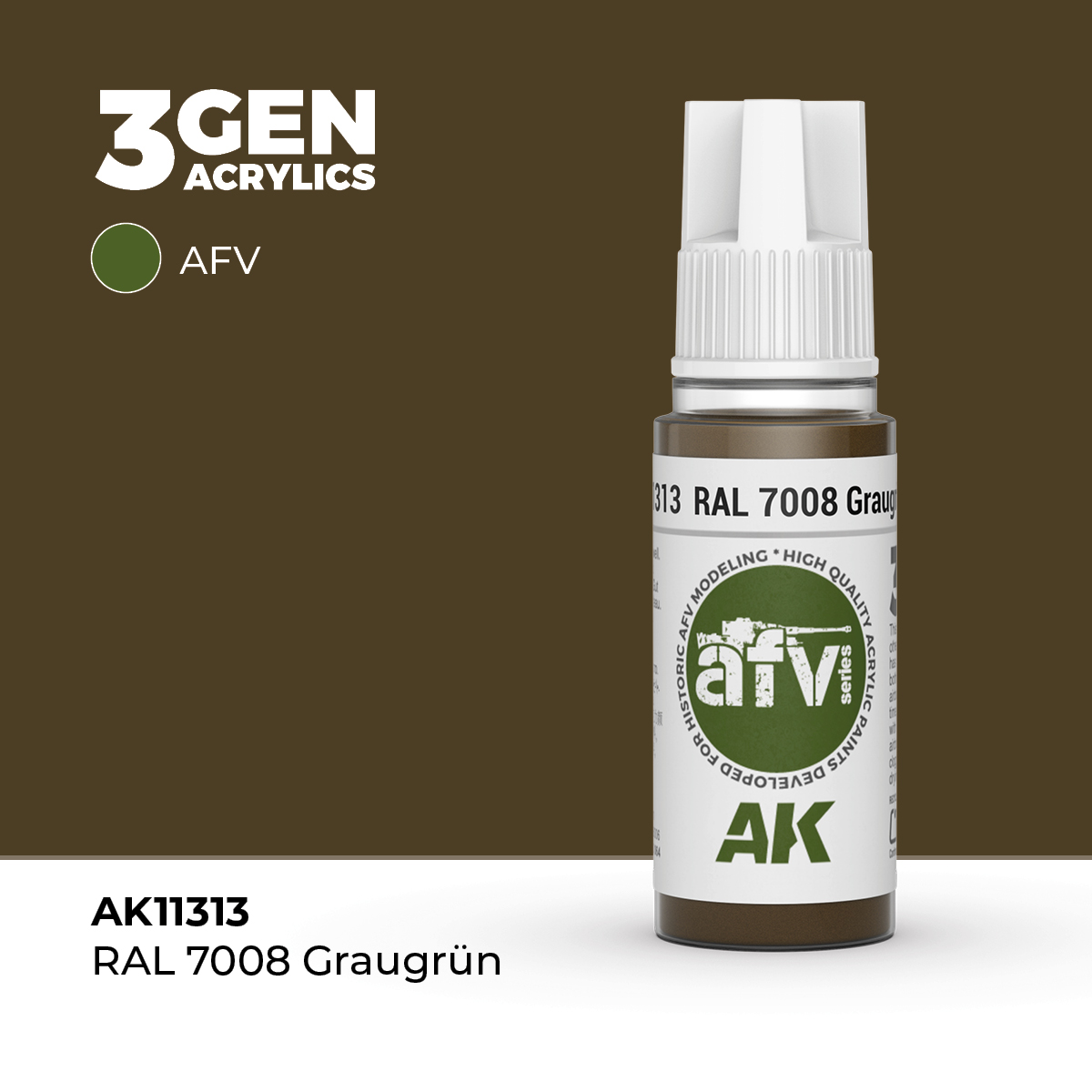 RAL 7008 Gris Verdoso – AFV – 3GEN Pintura Acrilica