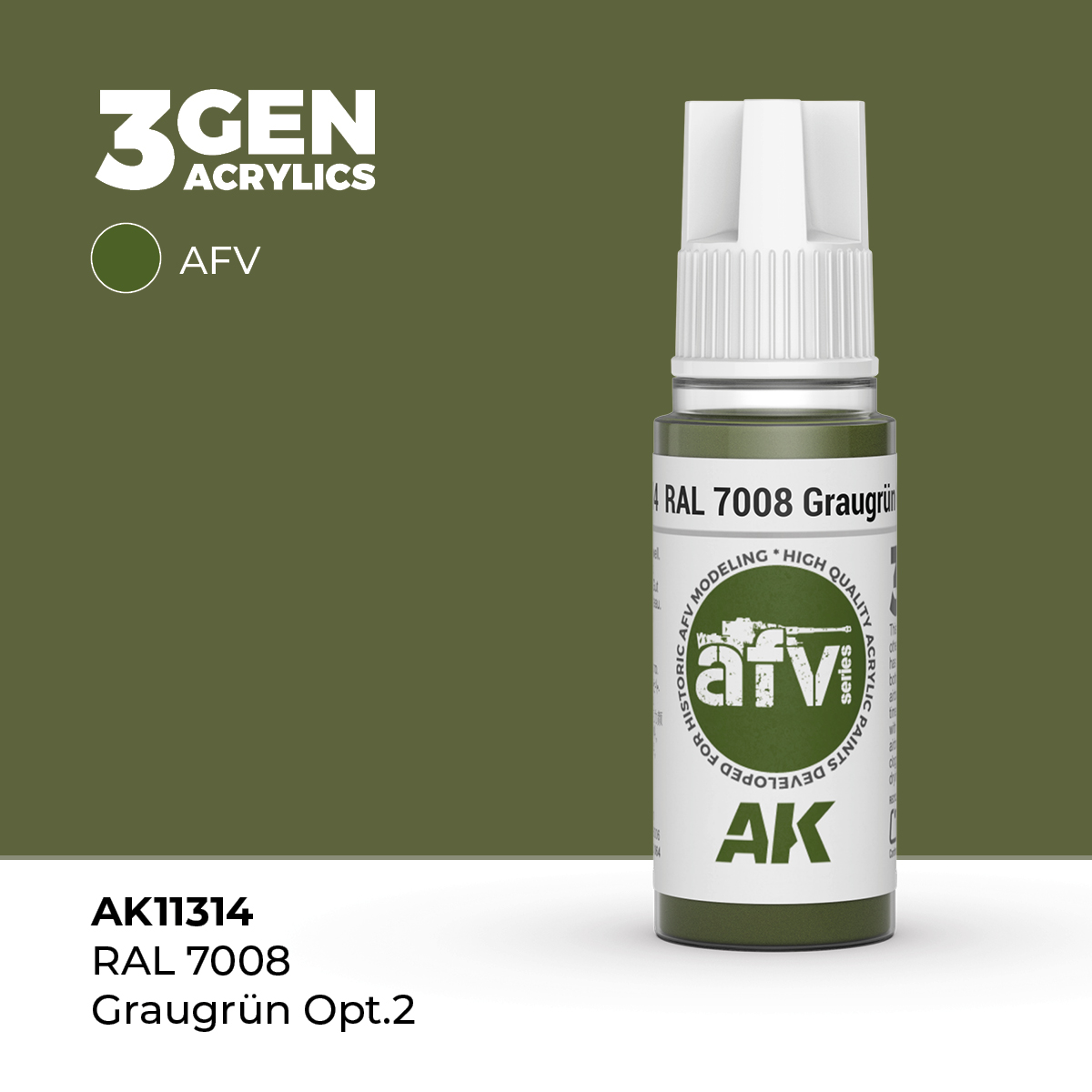 RAL 7008 Gris Verdoso Opt 2 – AFV – 3GEN Pintura Acrilica