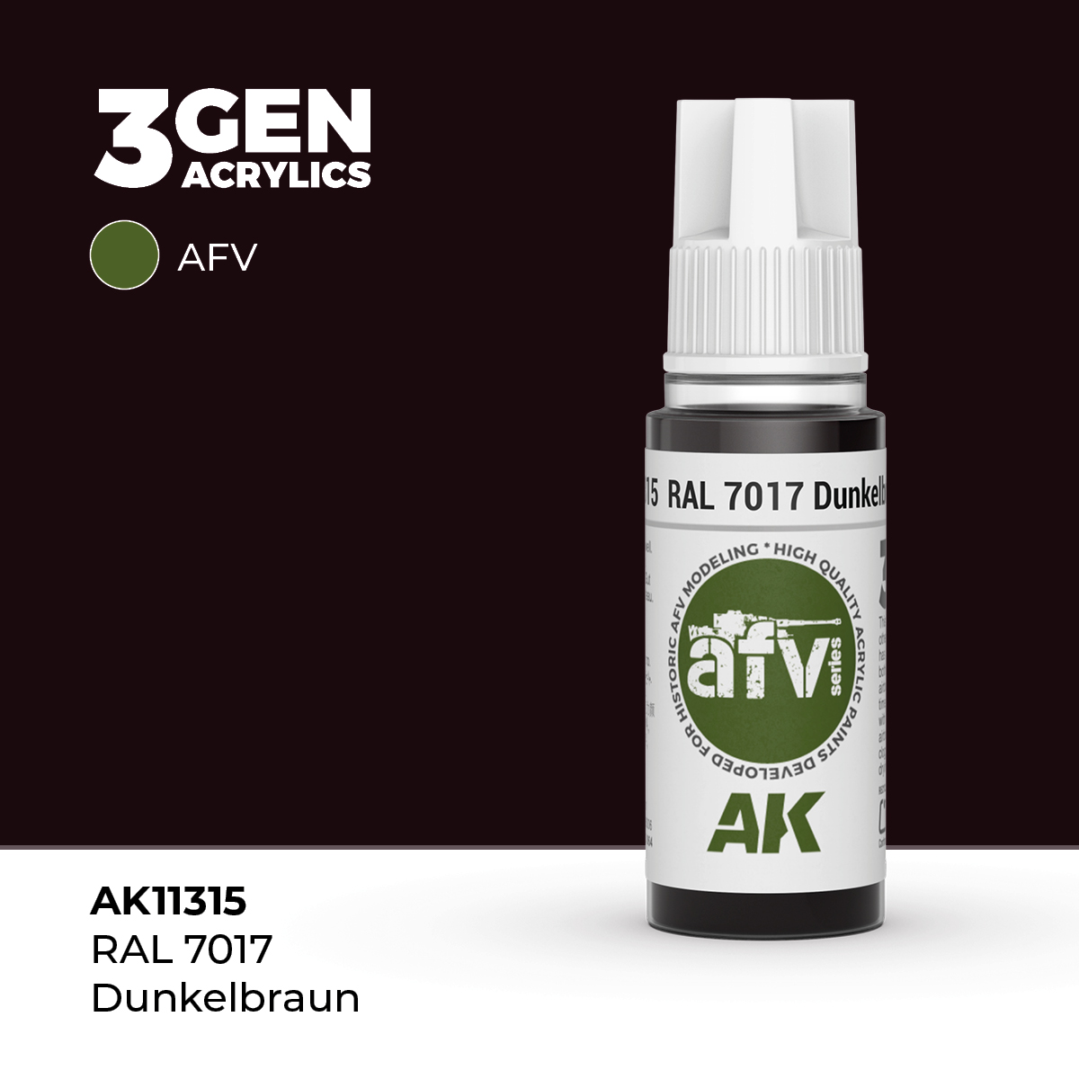 RAL 7017 Marrón Oscuro – AFV – 3GEN Pintura Acrilica