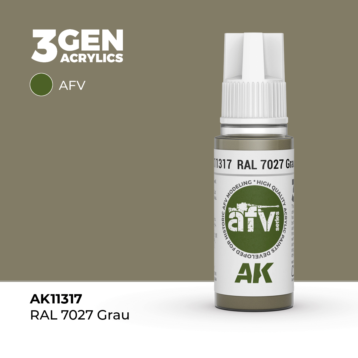 RAL 7027 Gris – AFV – 3GEN Pintura Acrilica