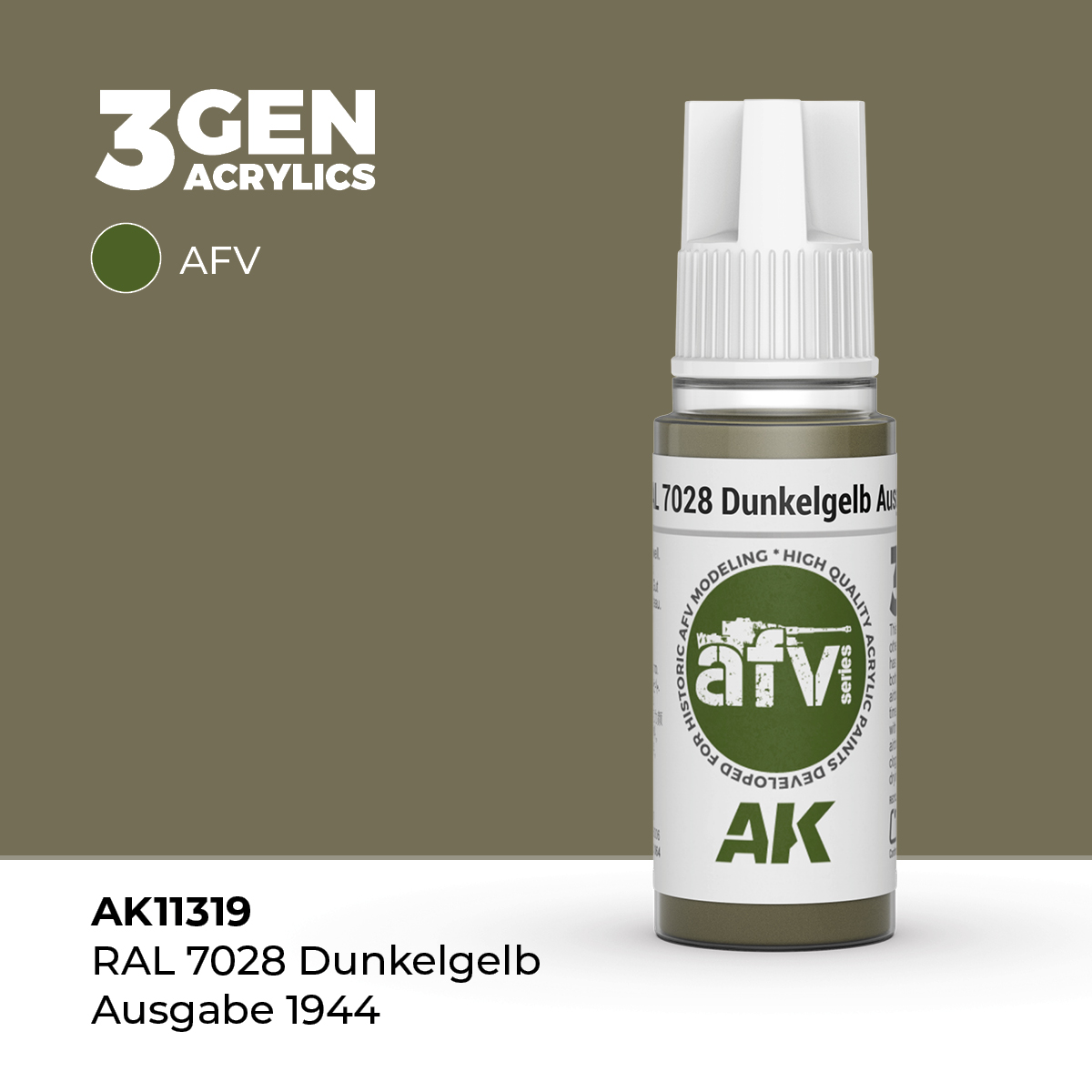 RAL 7028 Dunkelgelb Edición 1944 – AFV – 3GEN Pintura Acrilica