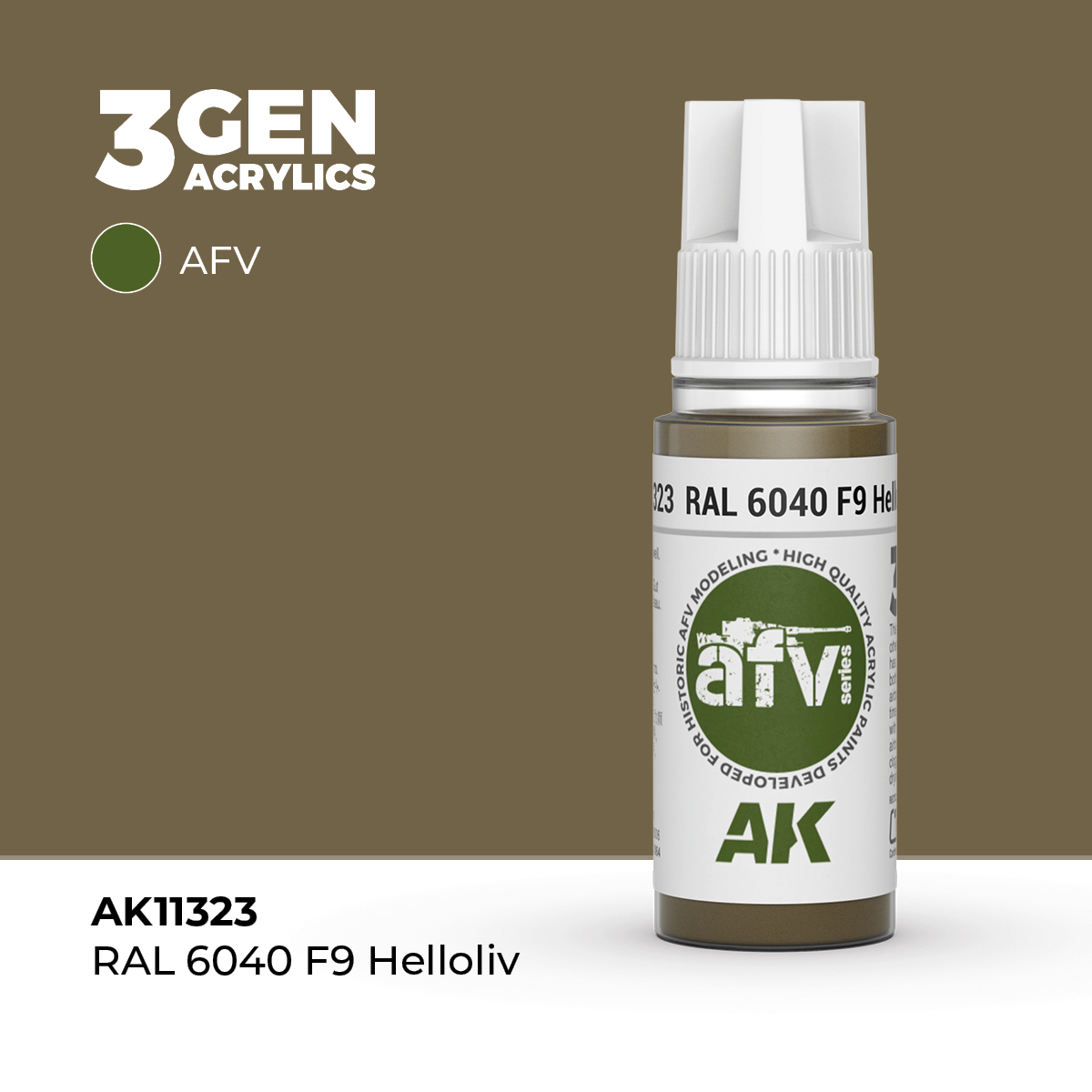 RAL 6040 F9 Helloliv – AFV – 3GEN Pintura Acrilica