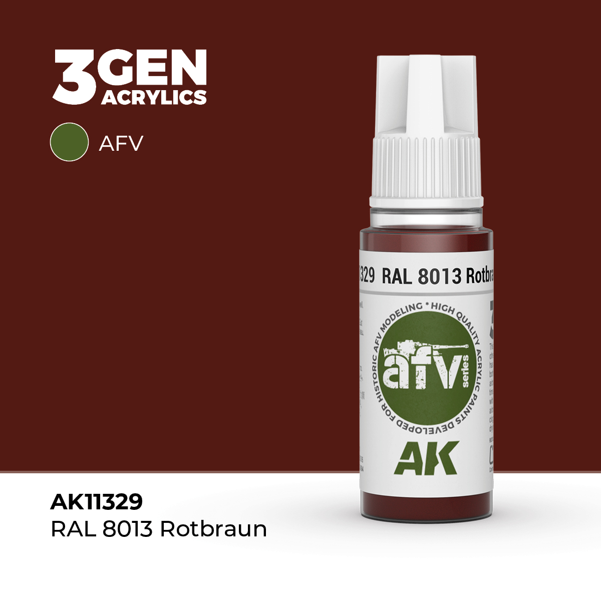 RAL 8013 Rotbraun – AFV – 3GEN Pintura Acrilica