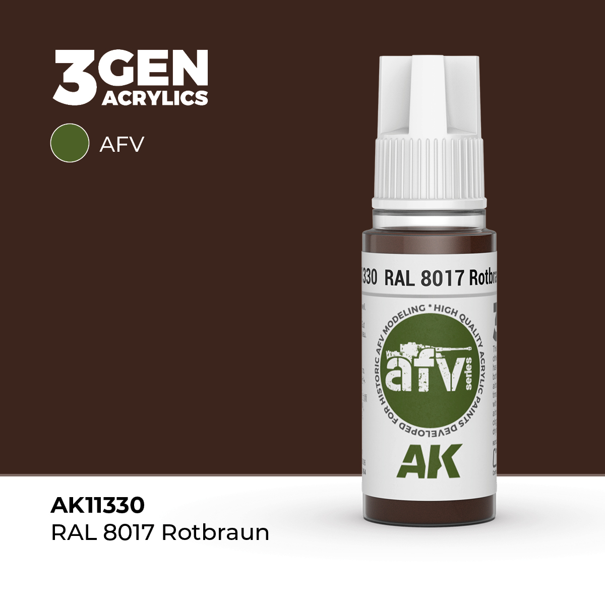 RAL 8017 Rotbraun – AFV – 3GEN Pintura Acrilica