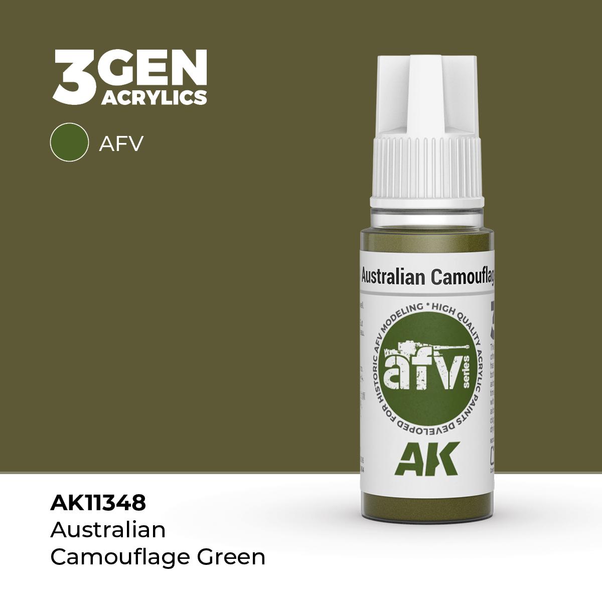 Verde Camuflaje Australiano – AFV – 3GEN Pintura Acrilica