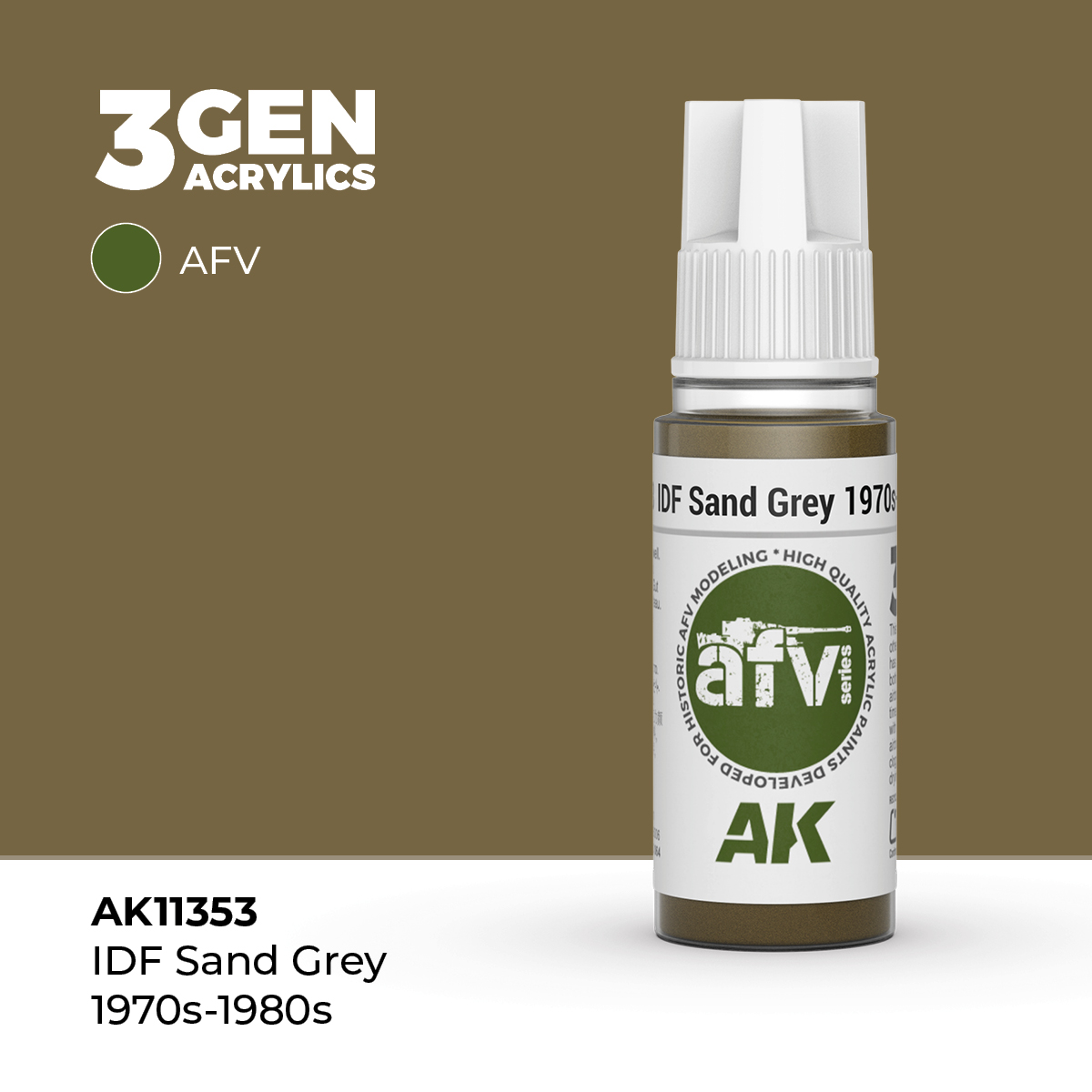 Gris Arena IDF Años 1970-1980 – AFV – 3GEN Pintura Acrilica
