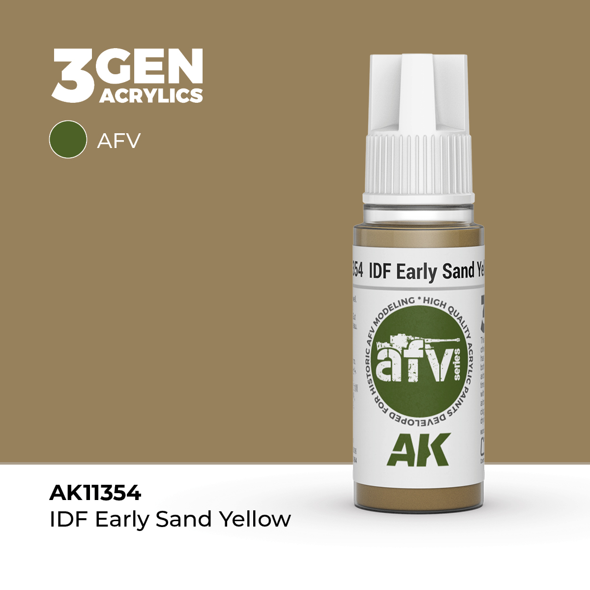 Amarillo Arena Temprano IDF – AFV – 3GEN Pintura Acrilica