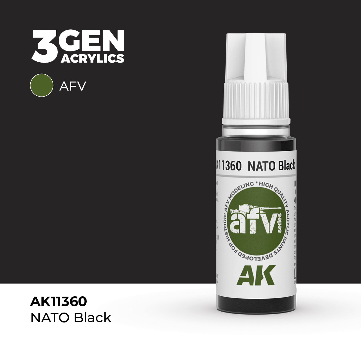 Negro OTAN – AFV – 3GEN Pintura Acrilica