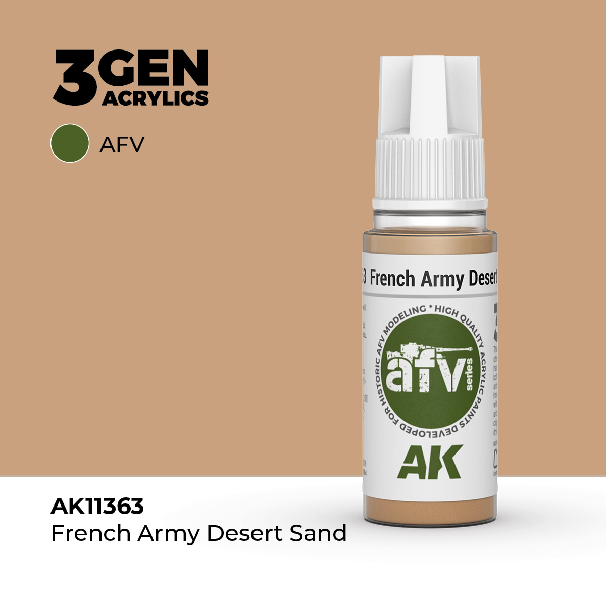 Arena Desértica Ejército Francés – AFV – 3GEN Pintura Acrilica