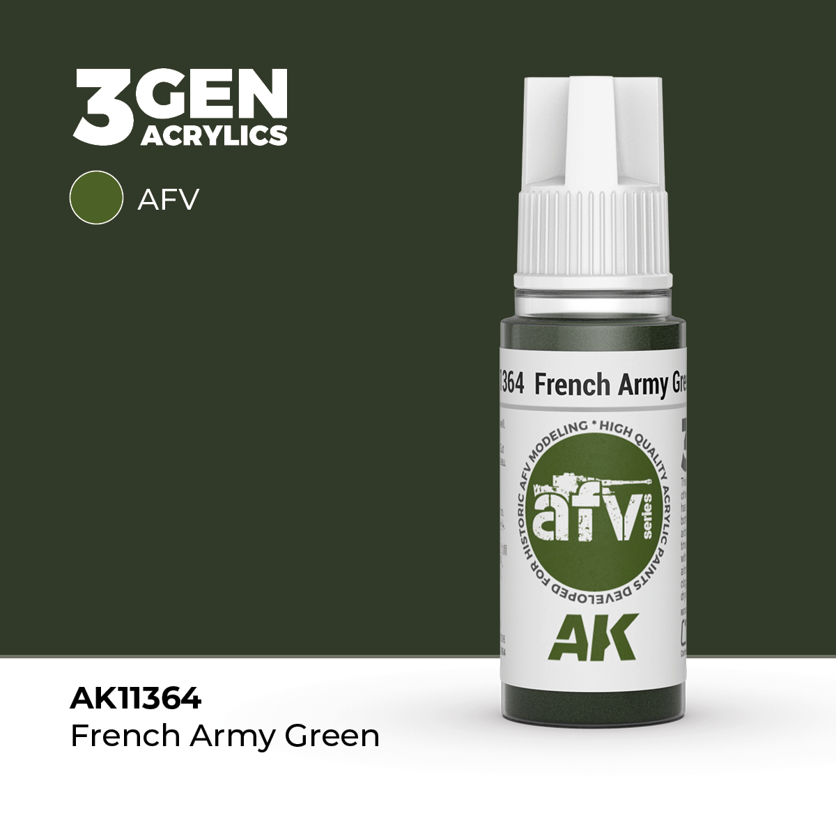 Verde Ejército Francés – AFV – 3GEN Pintura Acrilica