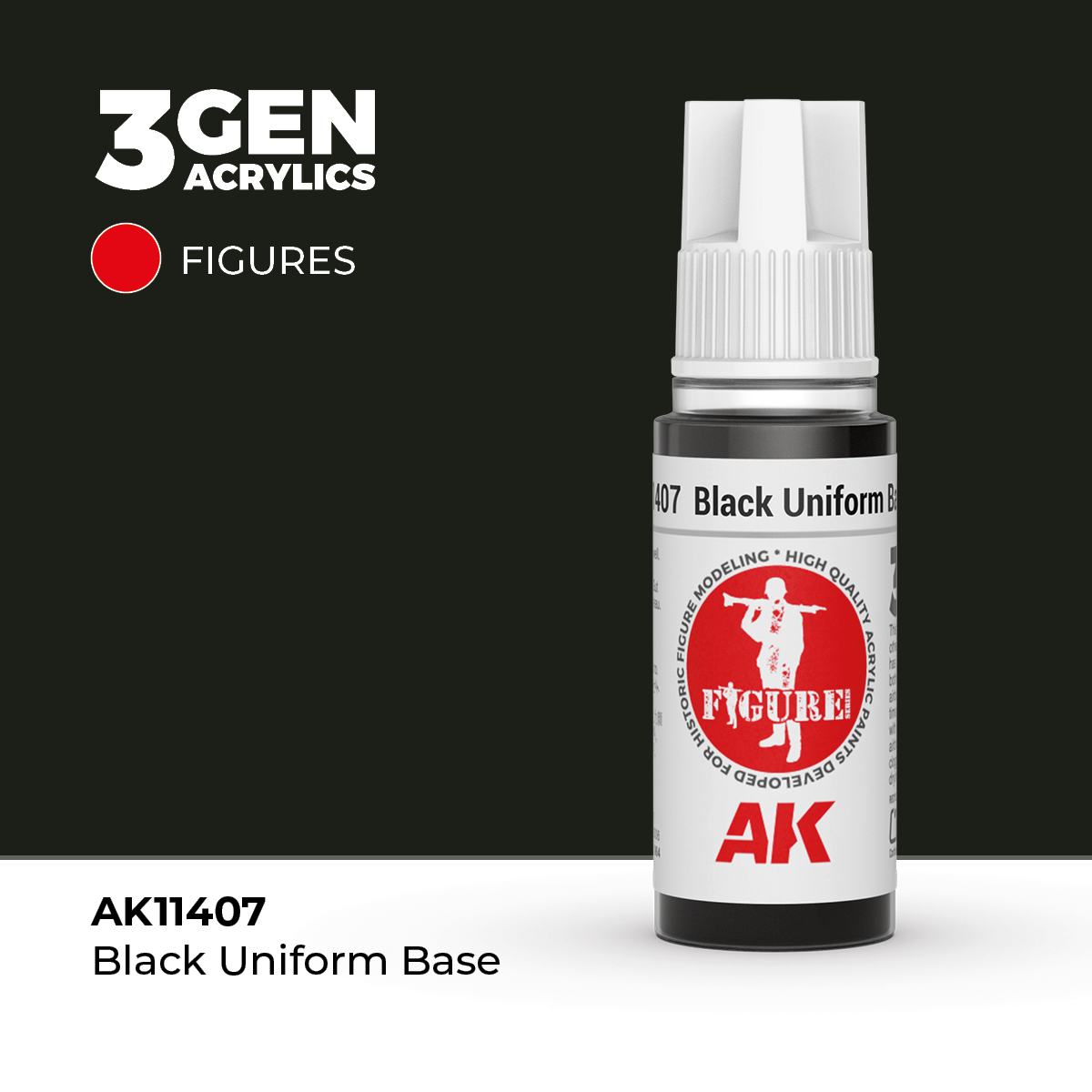 Base Uniforme Negro – Figuras – 3GEN Pintura Acrilica