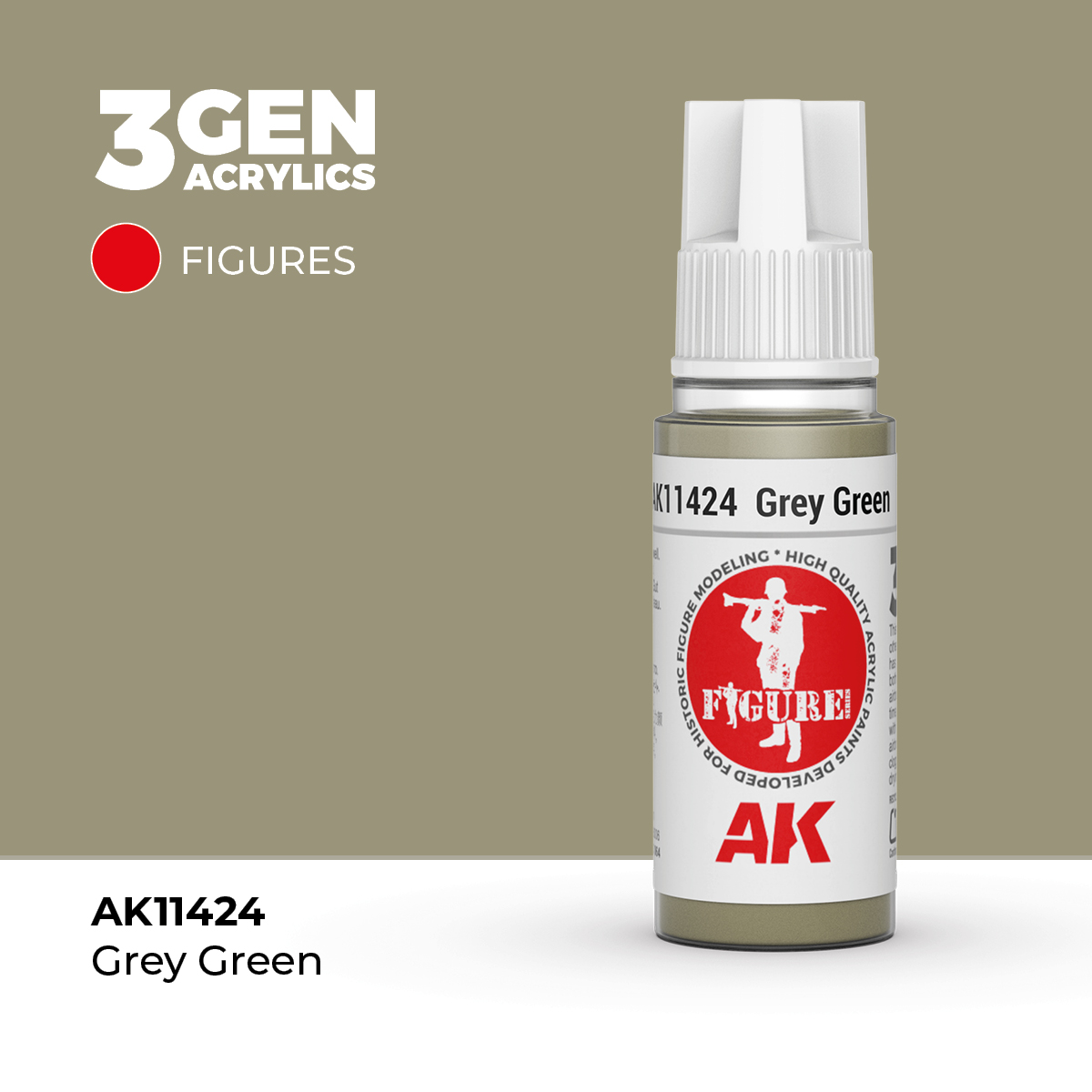 Verde Grisáceo – Figuras – 3GEN Pintura Acrilica