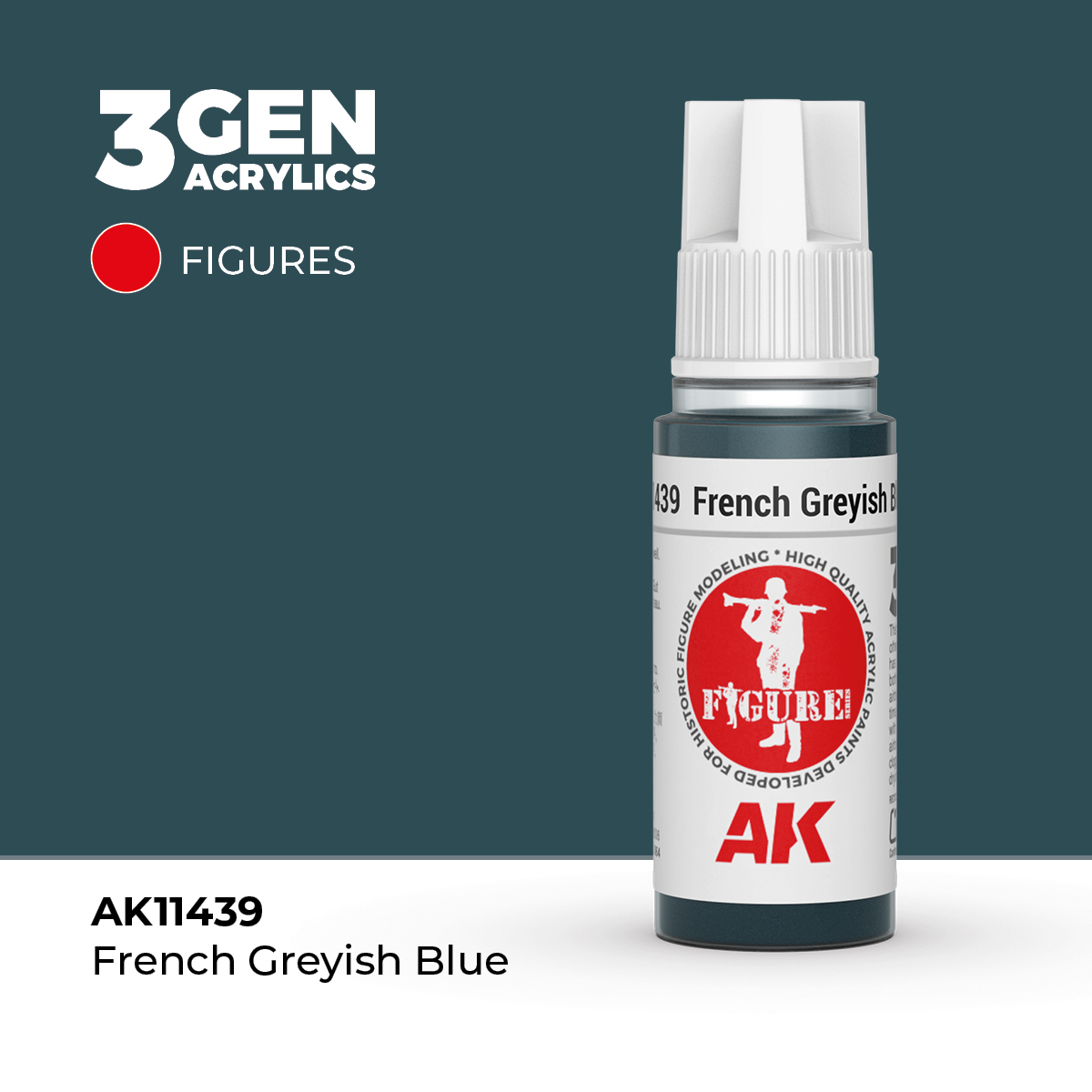 Azul Grisáceo Francés – Figuras – 3GEN Pintura Acrilica