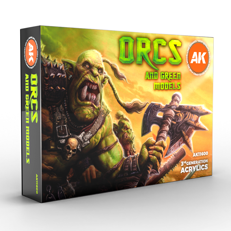 Set Orcos y Criaturas Verdes – 3GEN Pintura Acrilica