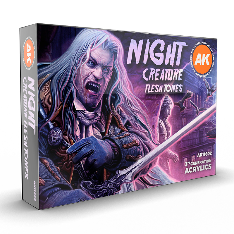 Set Tonos de Carne de Criaturas Nocturnas – 3GEN Pintura Acrilica