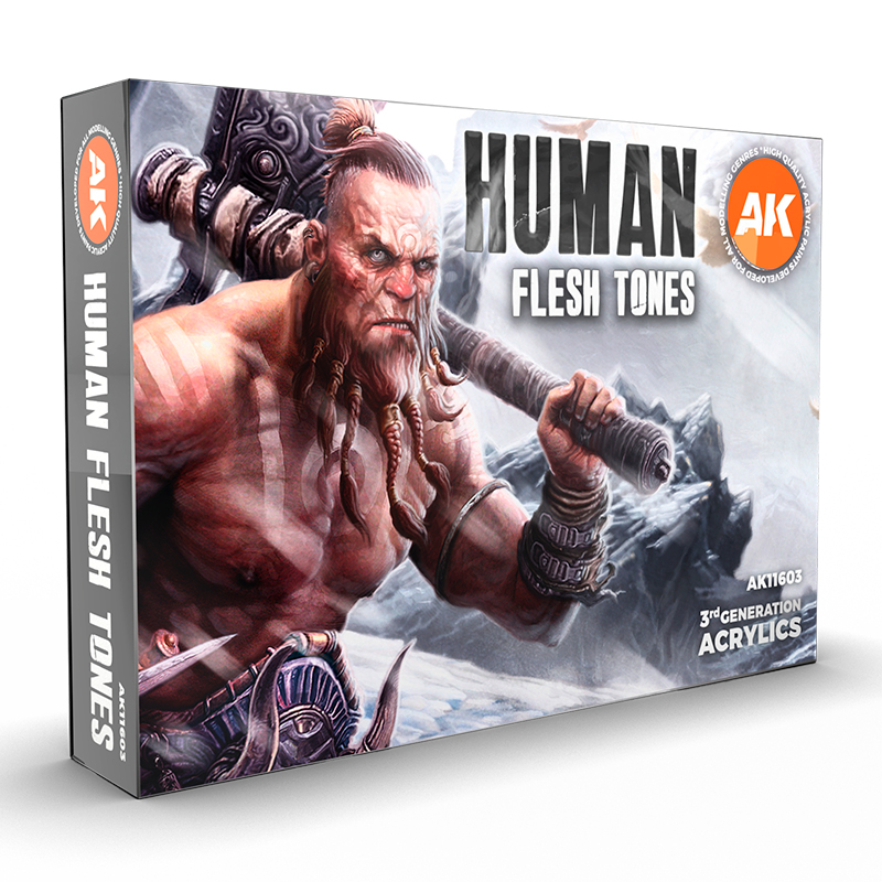 Set Tonos de Carne Humana – 3GEN Pintura Acrilica