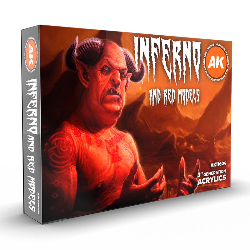 Set Infierno y Criaturas Rojas – 3GEN Pintura Acrilica