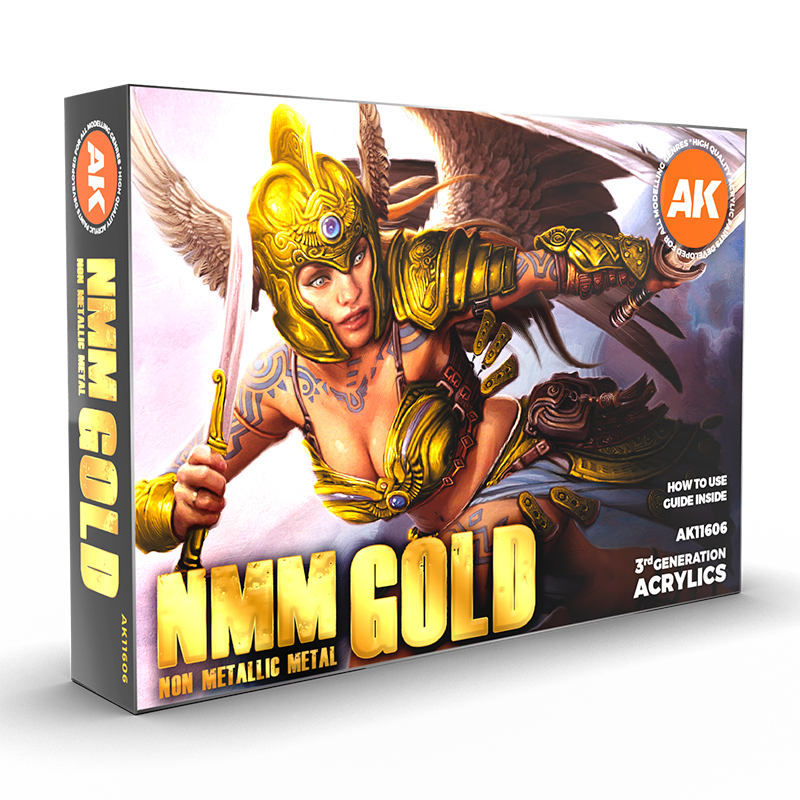 Set NMM (Metal No Metálico) Dorado – 3GEN Pintura Acrilica