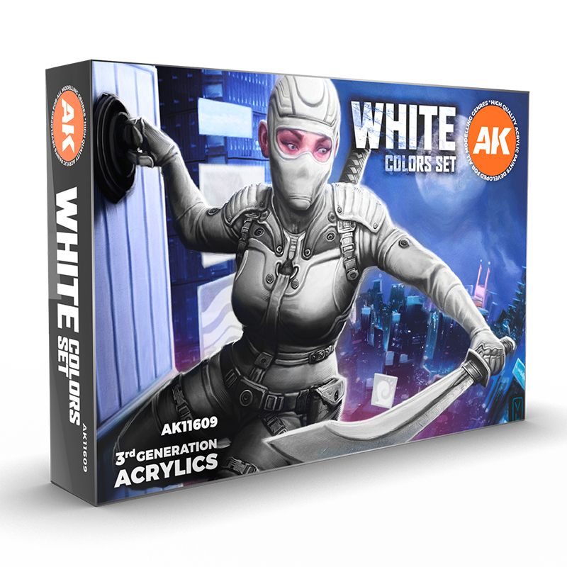 Set de Colores Blancos – 3GEN Pintura Acrilica