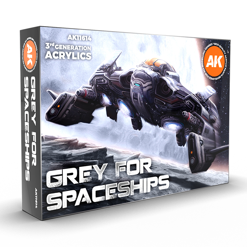 Set Gris para Naves Espaciales – 3GEN Pintura Acrilica