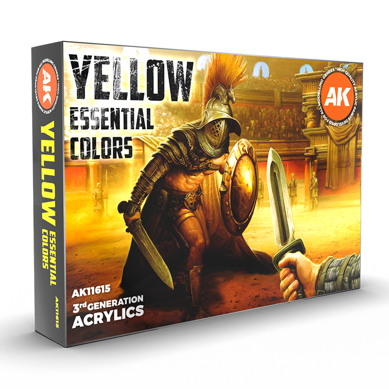 Set Colores Esenciales Amarillos – 3GEN Pintura Acrilica