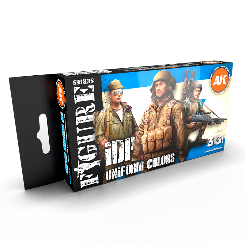 Set Colores de Uniformes IDF – 3GEN Pintura Acrilica