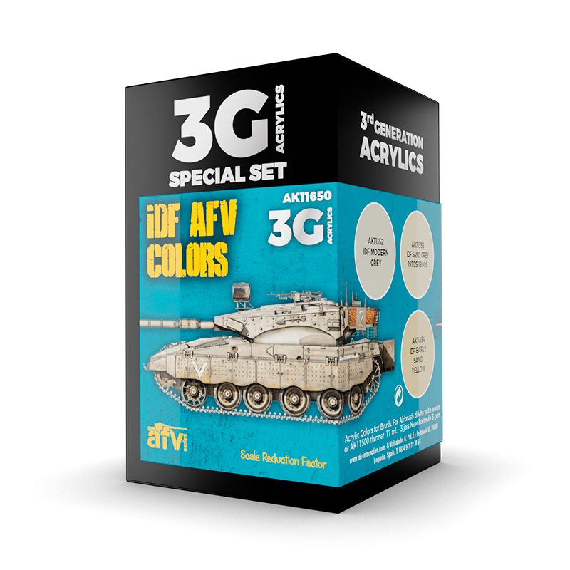 Set Colores AFV IDF – 3GEN Pintura Acrilica