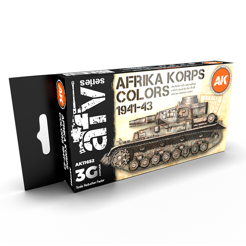 Set Colores Afrika Korps 1941-43 – 3GEN Pintura Acrilica
