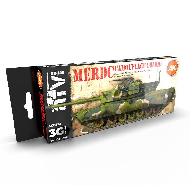 Set Colores de Camuflaje MERDC – 3GEN Pintura Acrilica