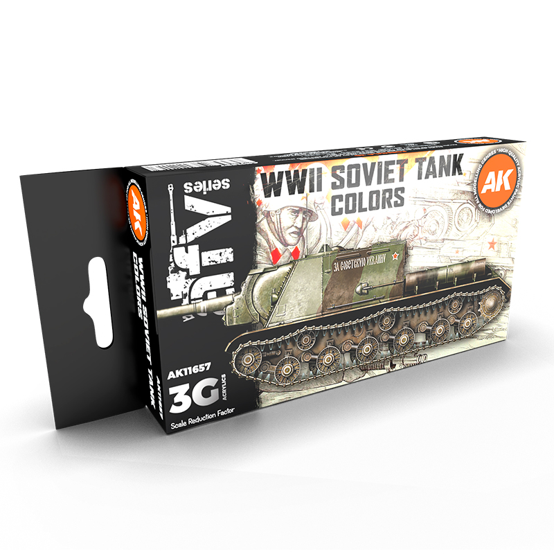 Set Colores de Tanques Soviéticos 2GM – 3GEN Pintura Acrilica