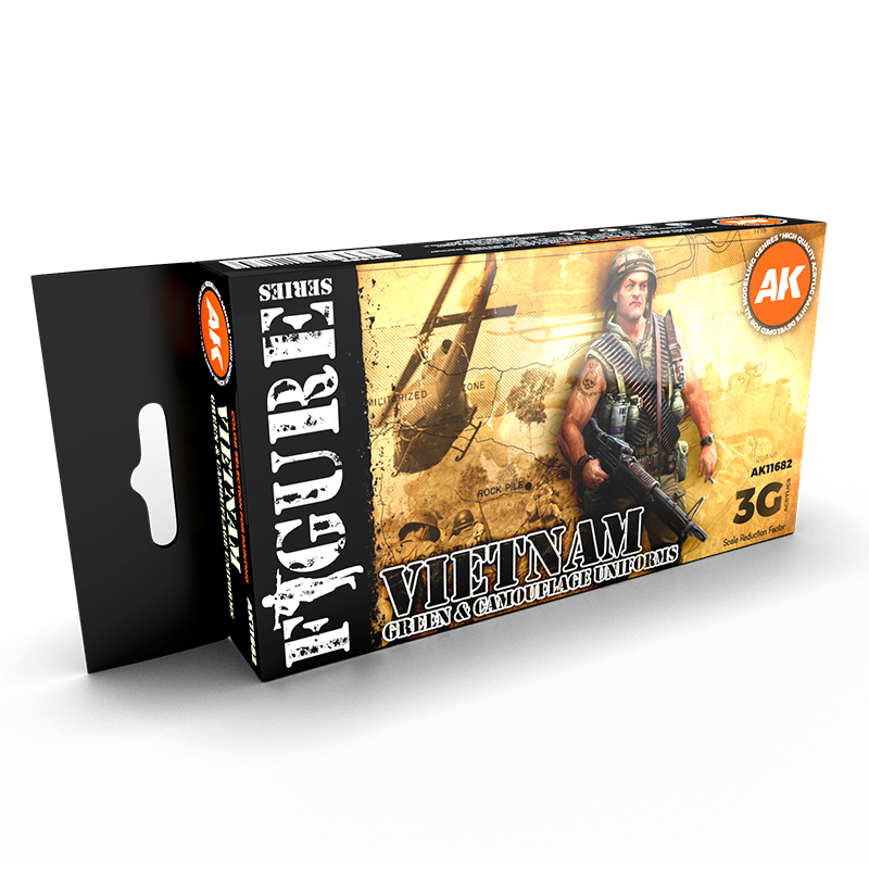 Set Verde Vietnam y Uniformes de Camuflaje – 3GEN Pintura Acrilica