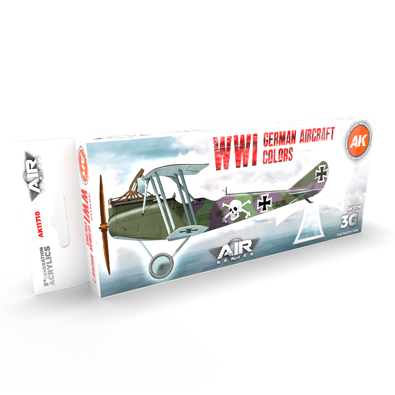 Set Colores de Aeronaves Alemanas 1GM – 3GEN Pintura Acrilica