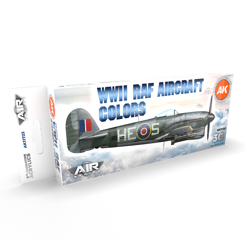 Set Colores de Aeronaves RAF 2GM – 3GEN Pintura Acrilica