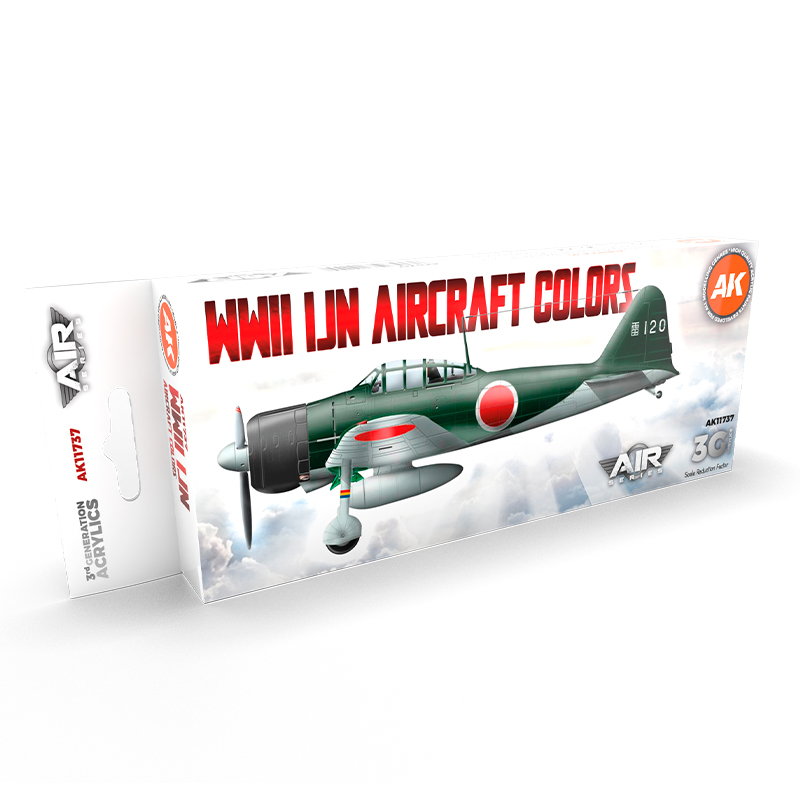 Set Colores de Aeronaves IJN 2GM – 3GEN Pintura Acrilica