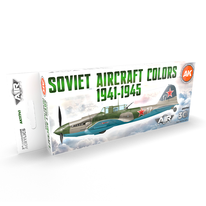 Set Colores de Aeronaves Soviéticas 1941-1945 – 3GEN Pintura Acrilica